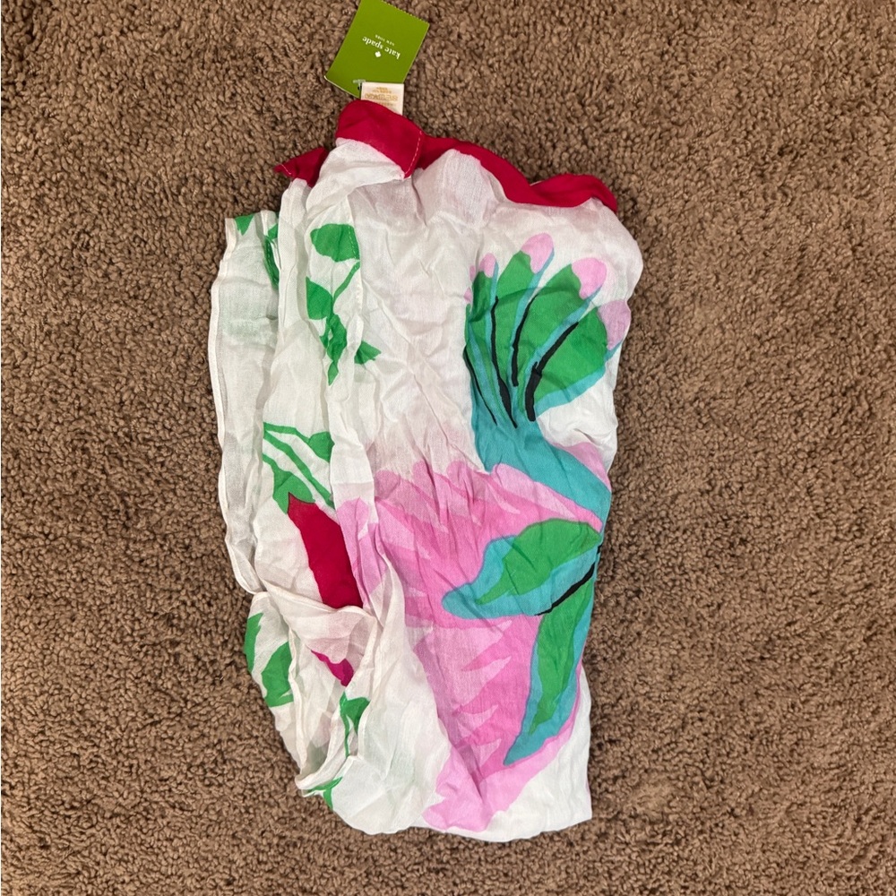 Kate Spade Multicolor Floral Scarf - Picture 5 of 6